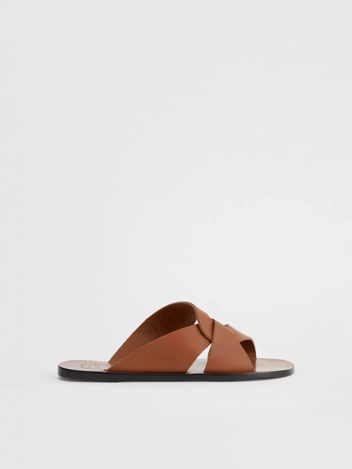 ATP Atelier Allai Lader Platta Sandaler Brandy Sale