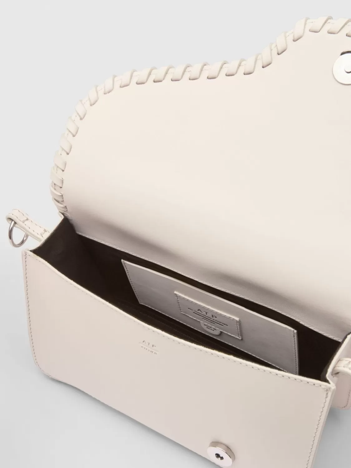 ATP Atelier Assisi Stitch Lader Axelvaska Linne Flash Sale