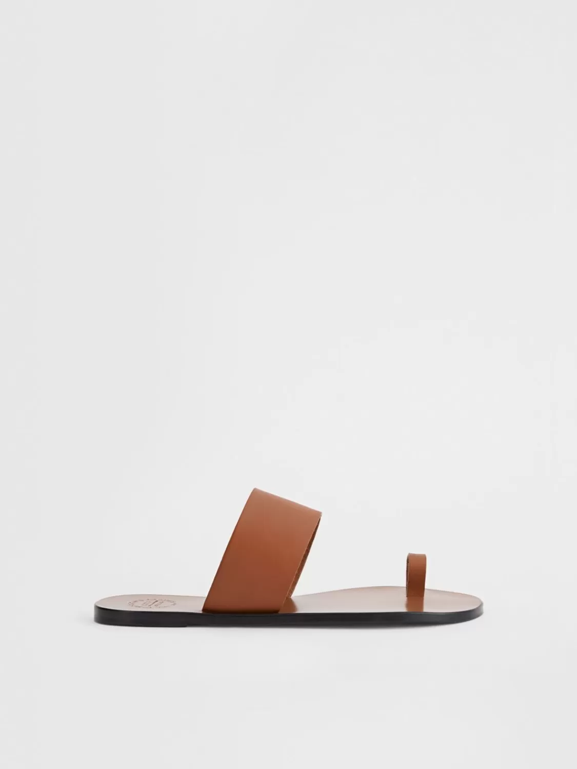 ATP Atelier Astrid Lader Platta Sandaler Brandy Fashion