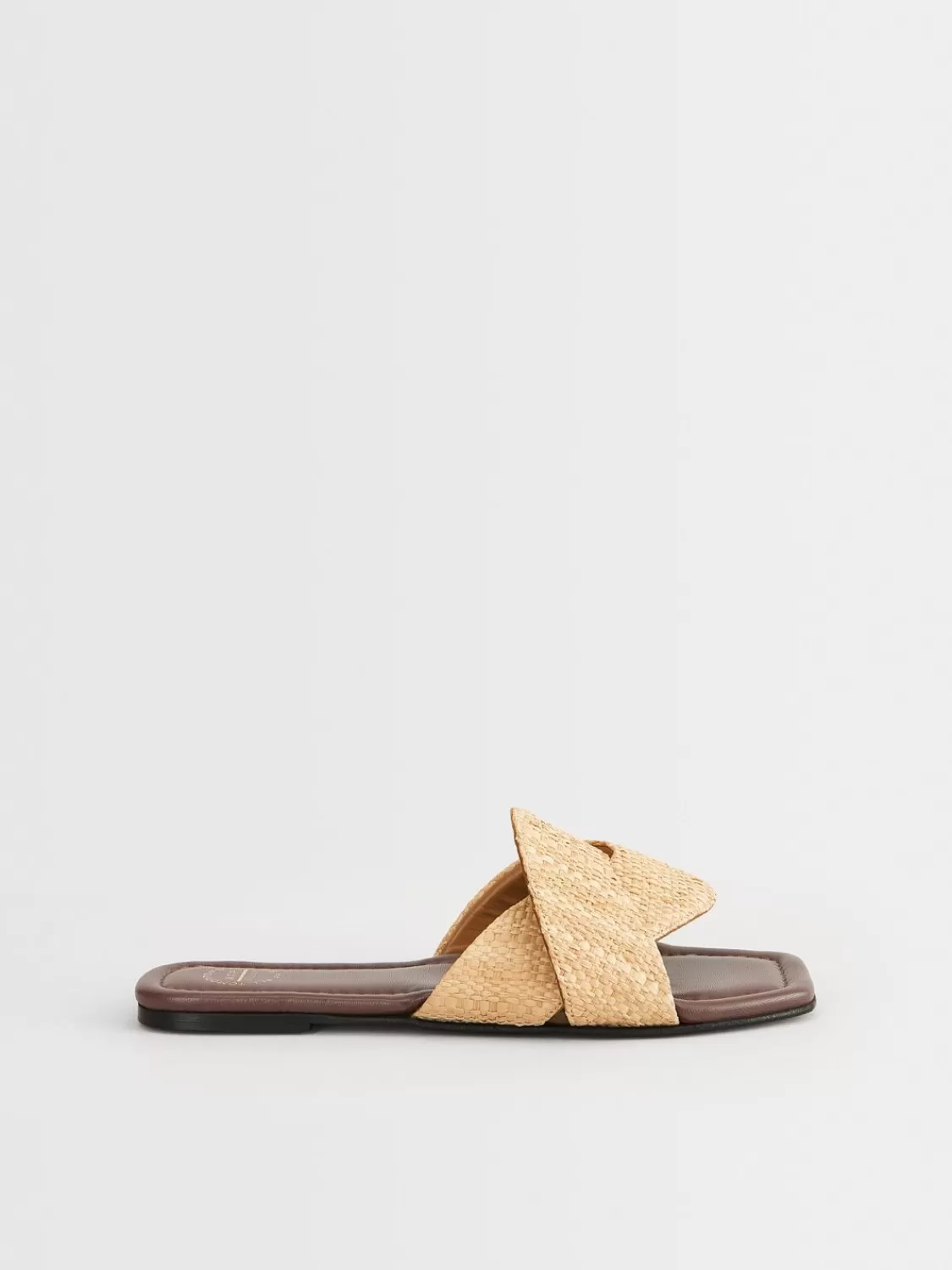 ATP Atelier Capurso Raffia Platta Sandaler Naturlig New