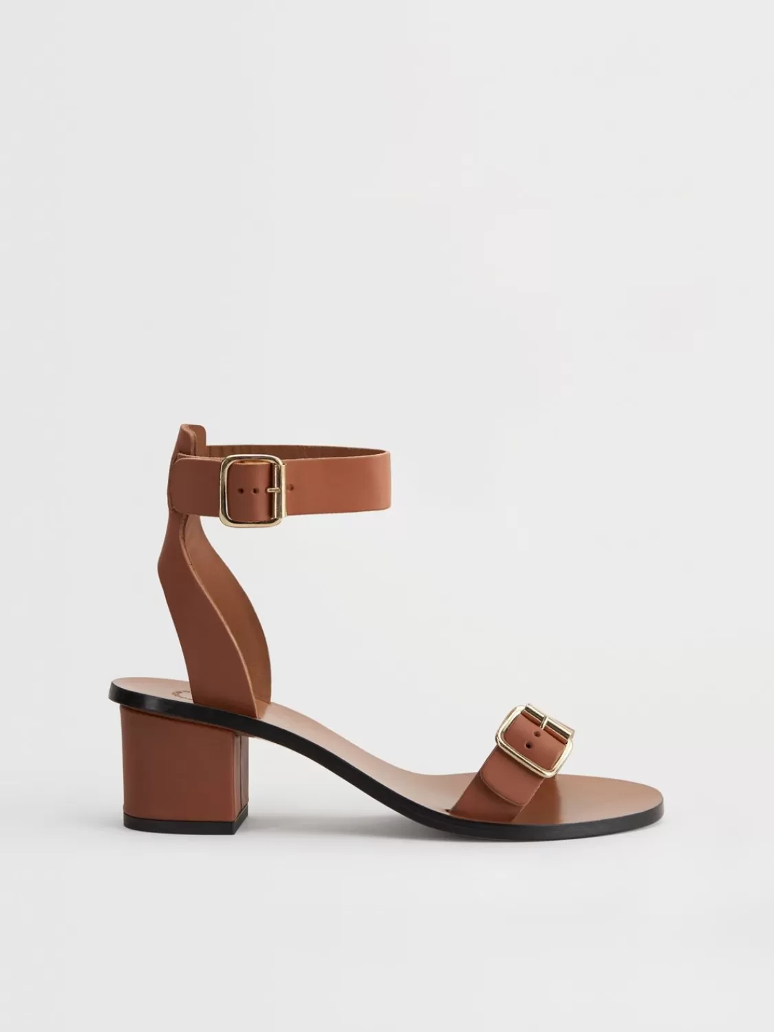 ATP Atelier Carmen Lader Ankelrem Klackar Brandy Fashion