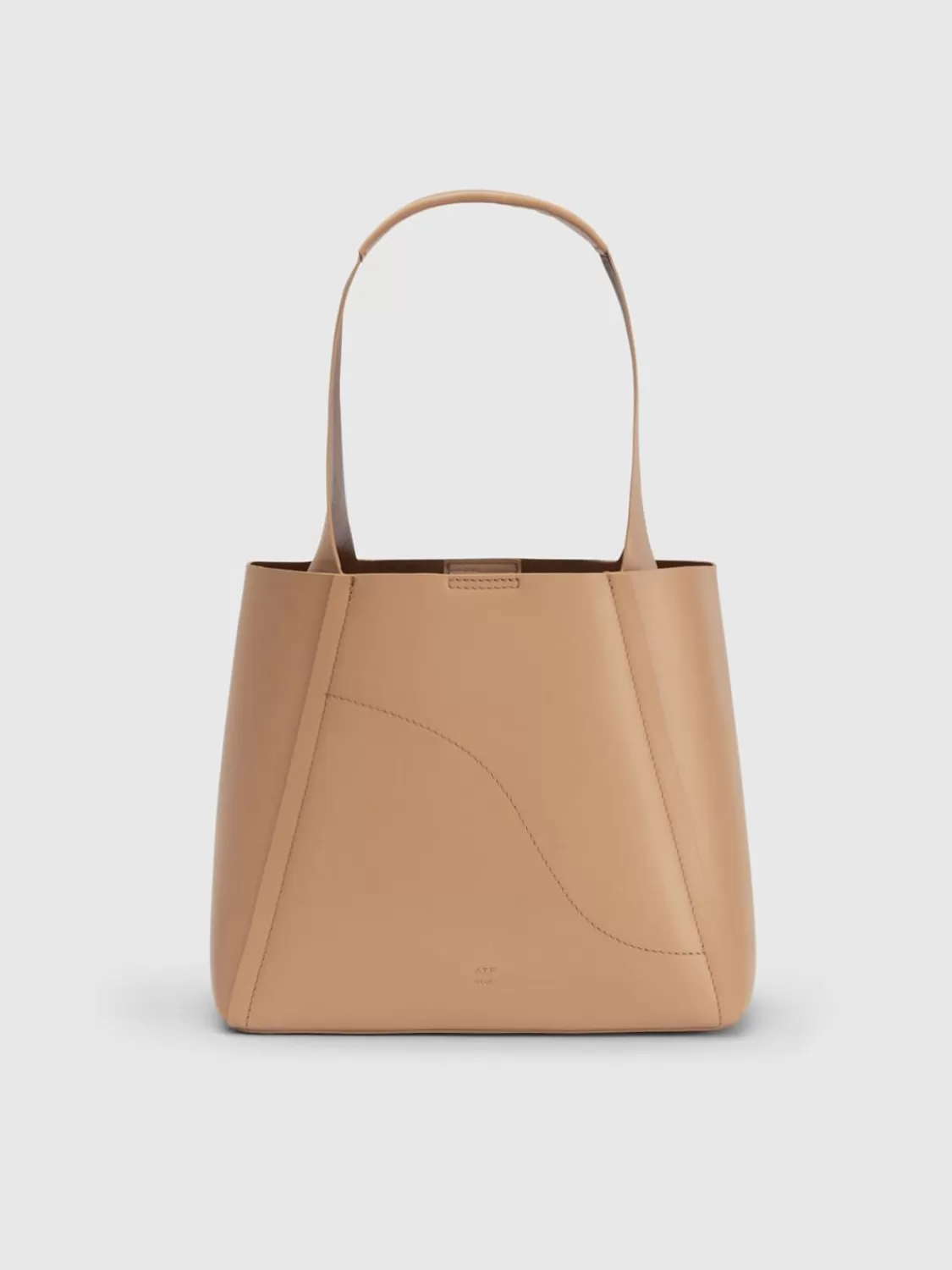 ATP Atelier Certaldo Nappa Liten Tygvaska Nocciola Sale