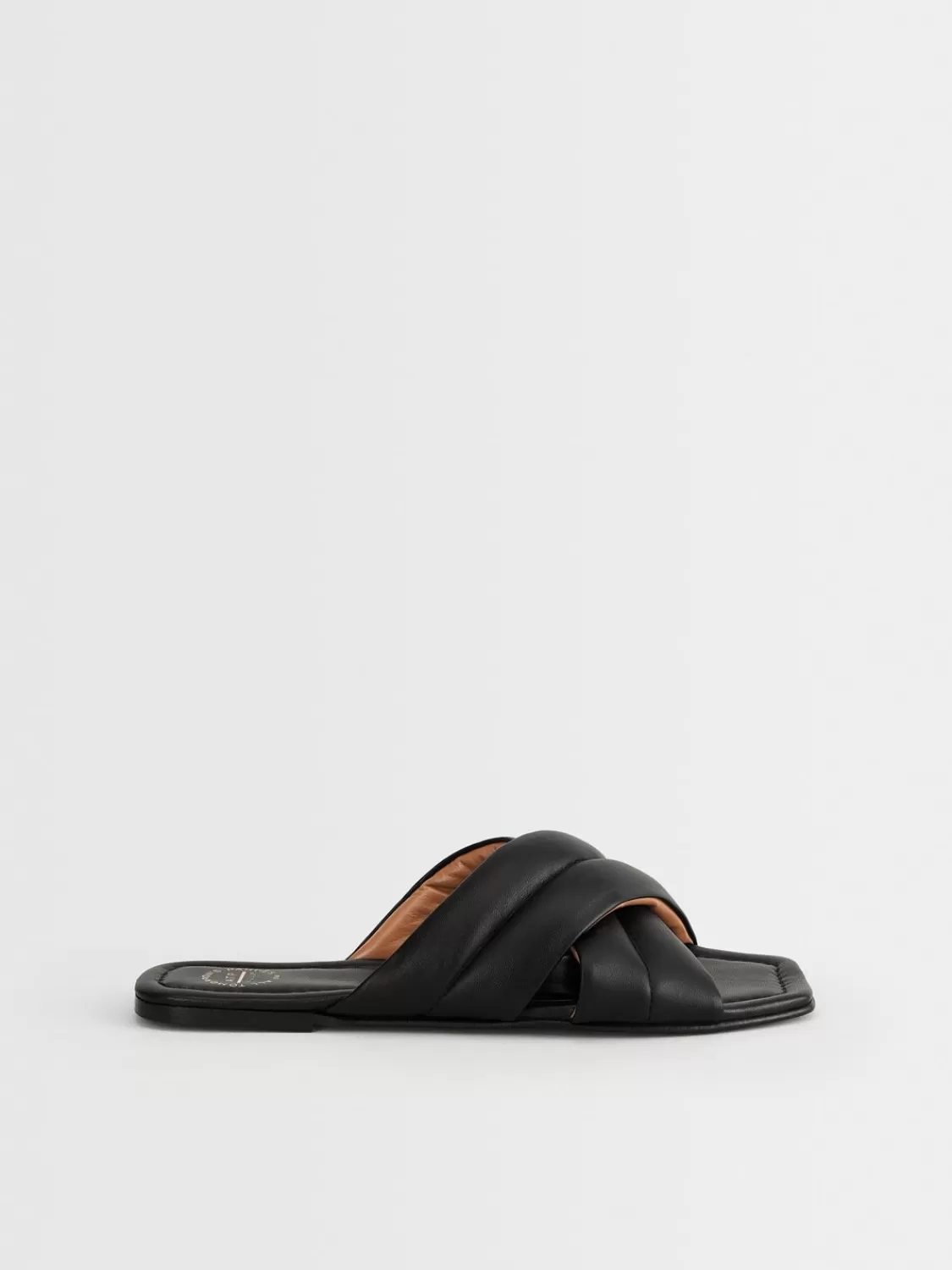 ATP Atelier Cotti Nappa Platta Sandaler Svart Cheap