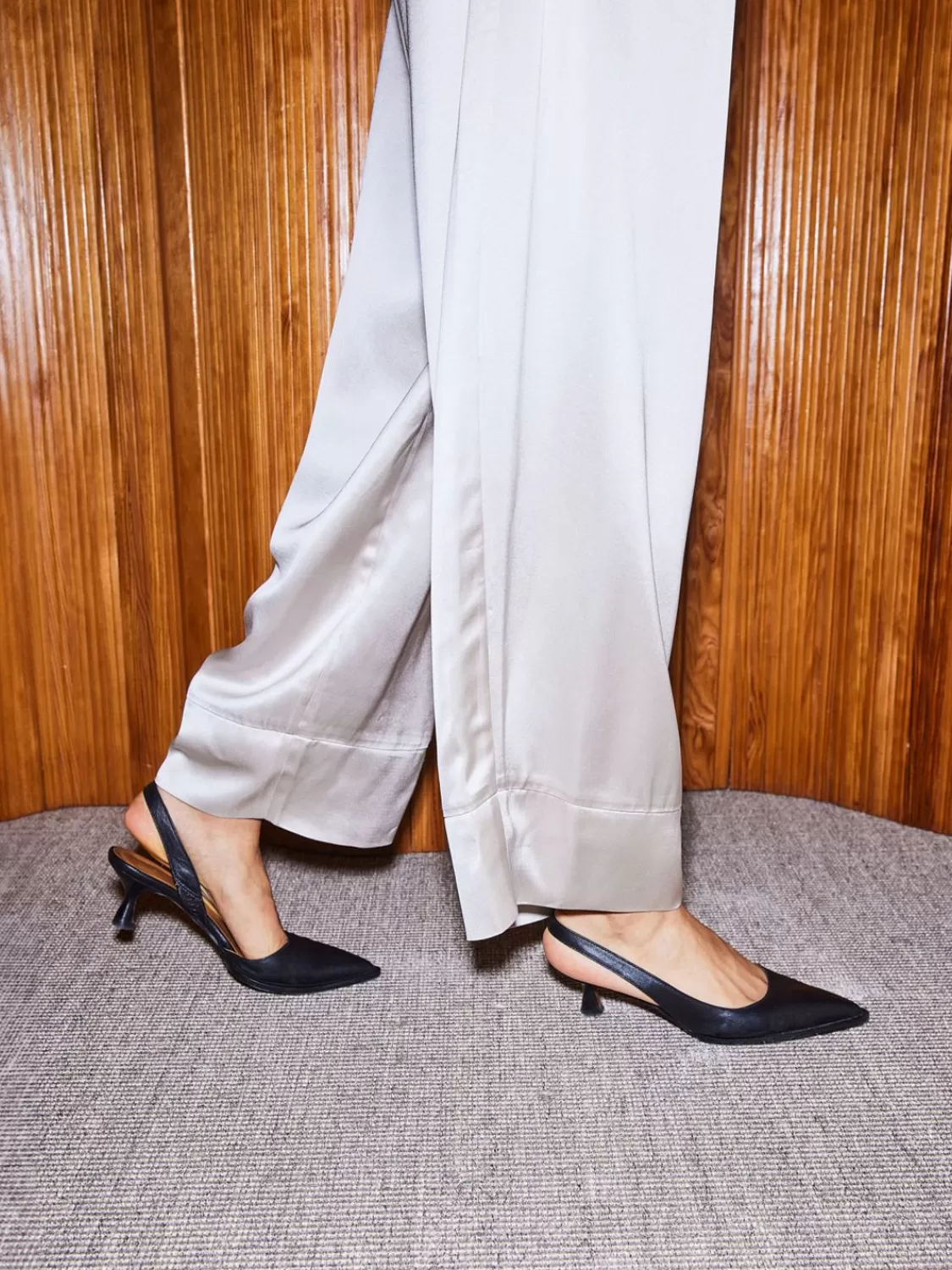 ATP Atelier Desana Nappa Slingbacks Svart Store