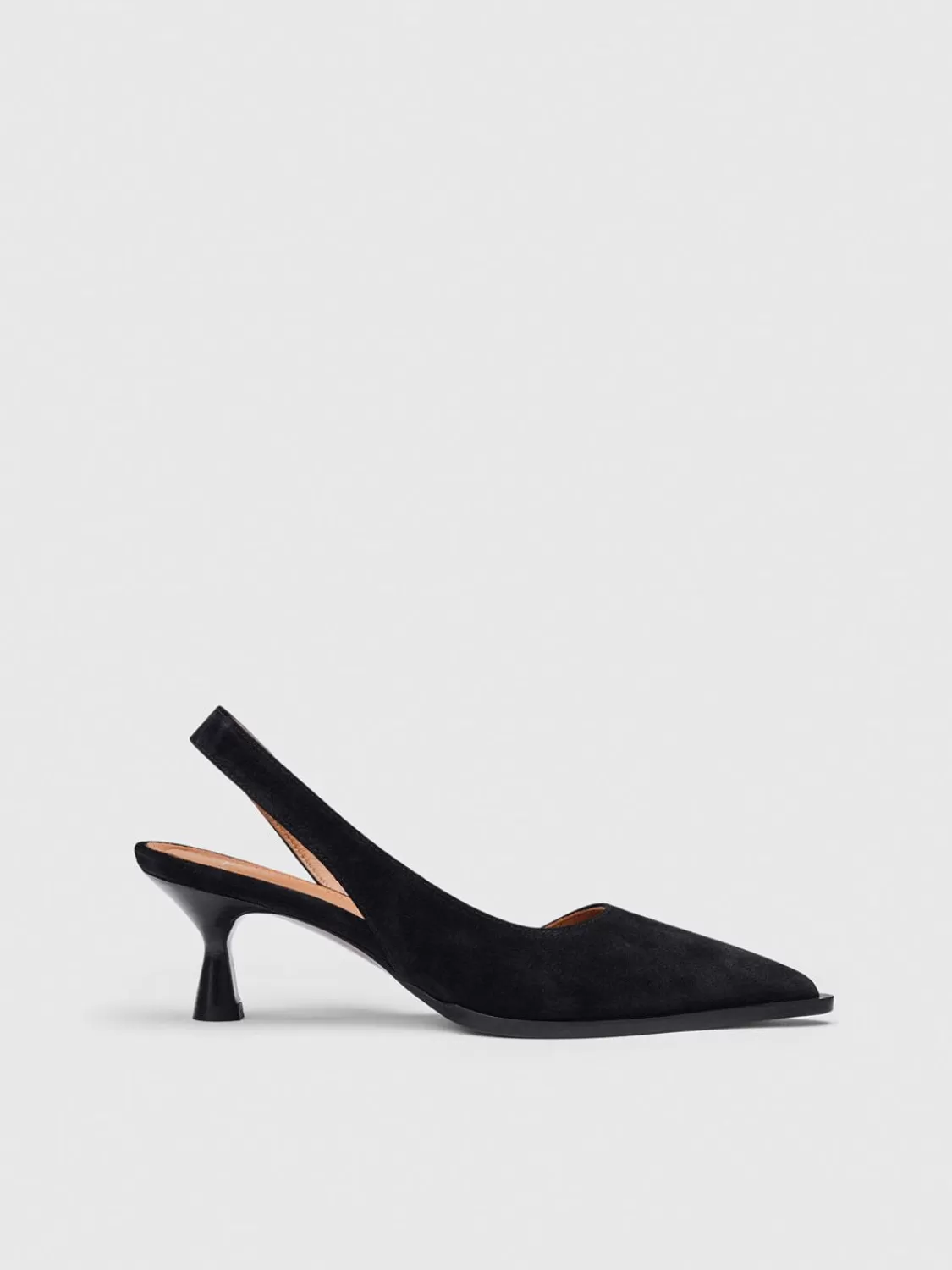 ATP Atelier Desana Slingbacks I Mocka Svart Best