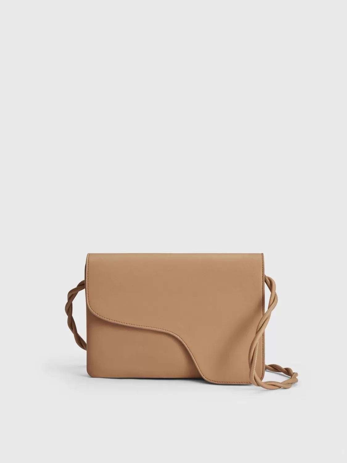 ATP Atelier Duronia Nappa Mini Crossbody-Vaska Nocciola New