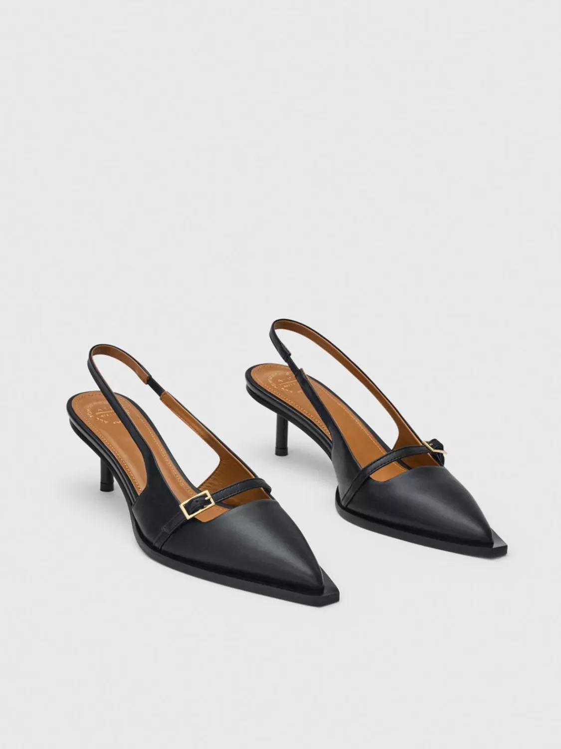 ATP Atelier Mira Nappa Slingbacks Svart Online