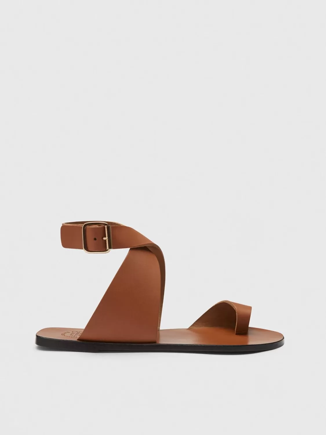 ATP Atelier Montagano Lader Platta Sandaler Brandy New