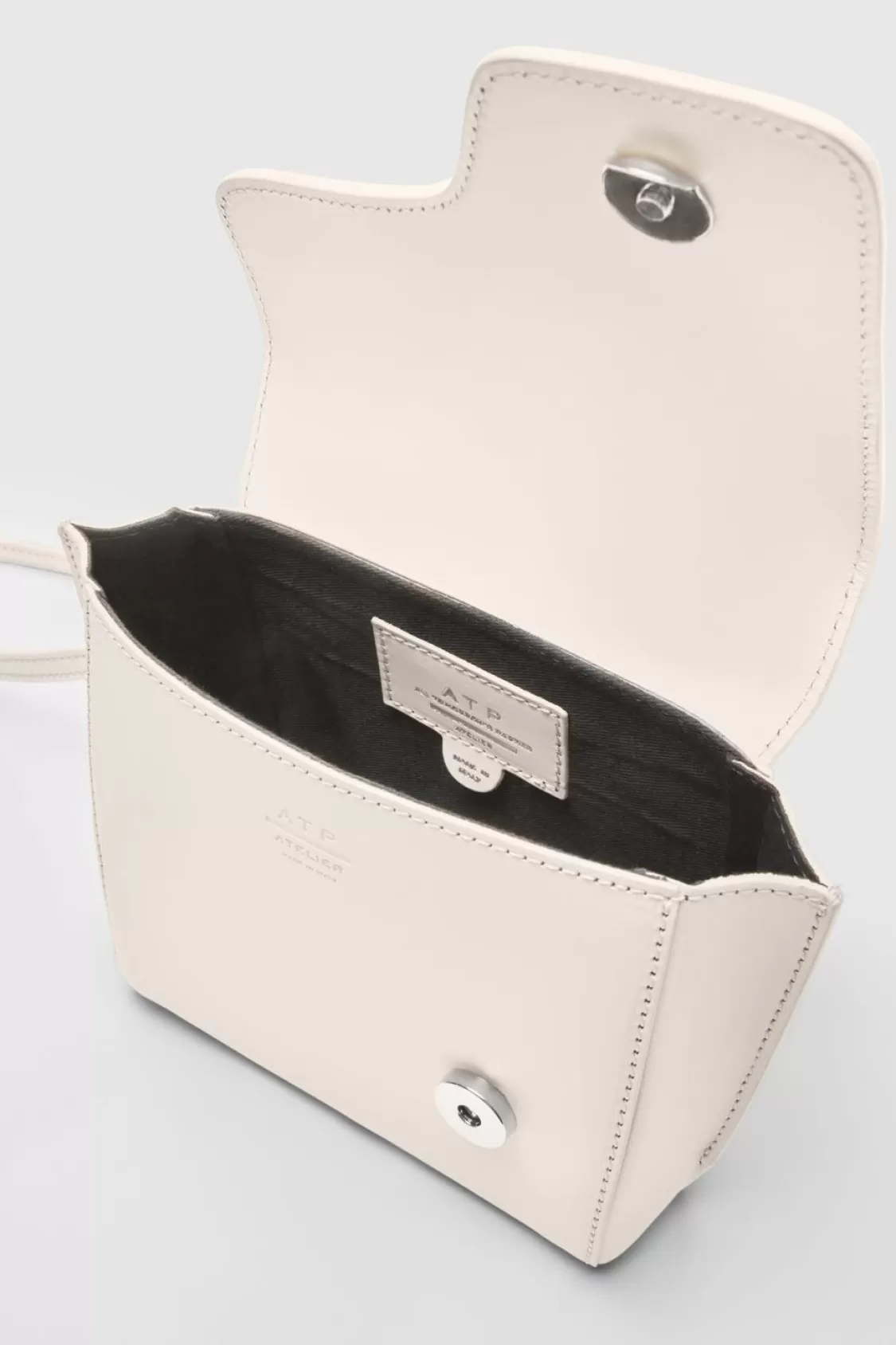 ATP Atelier Montalbano Lader/Nappa Mini Handvaska Linne New
