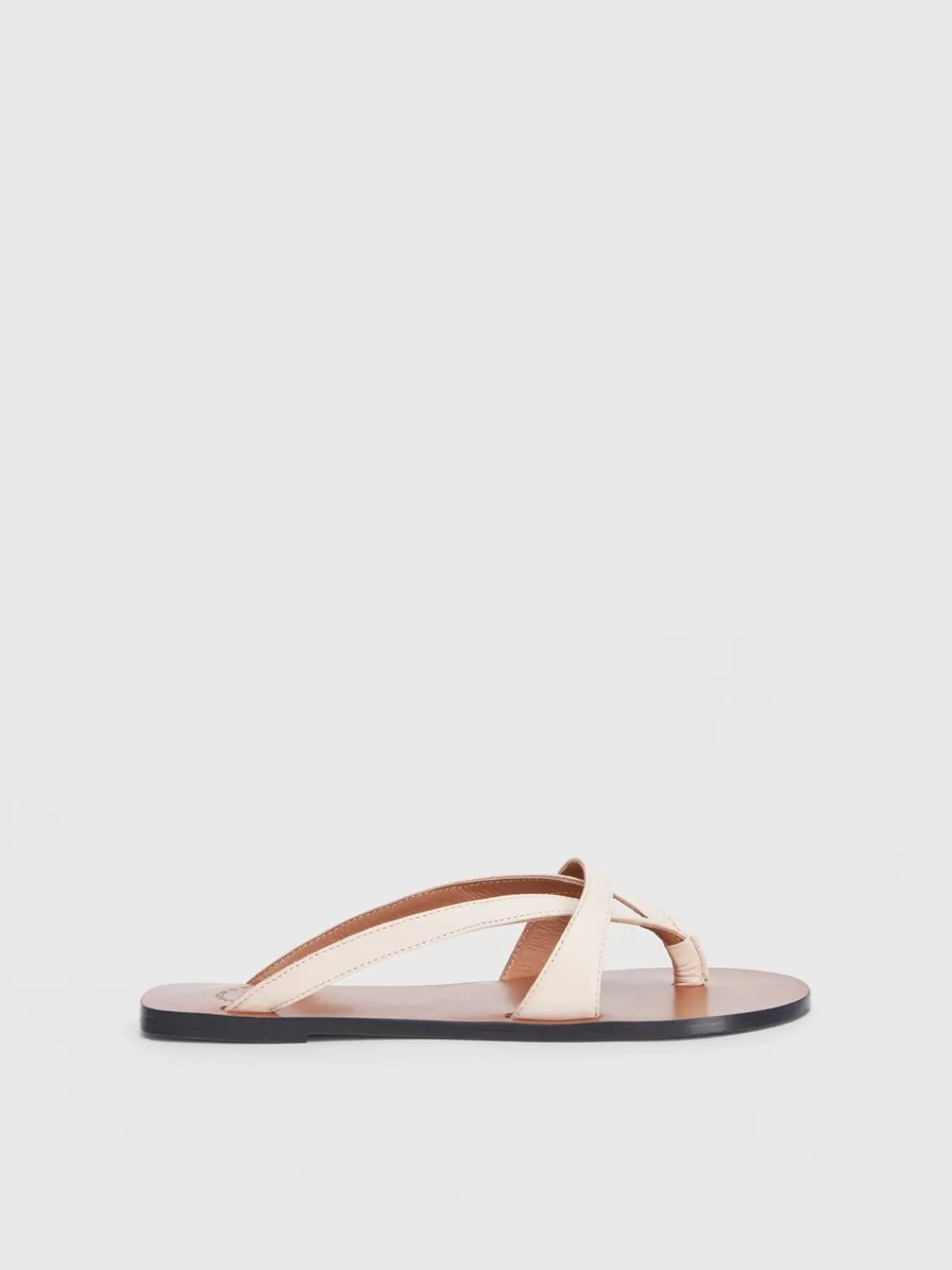 ATP Atelier Padula Nappa Cutout Sandaler Kalksten New