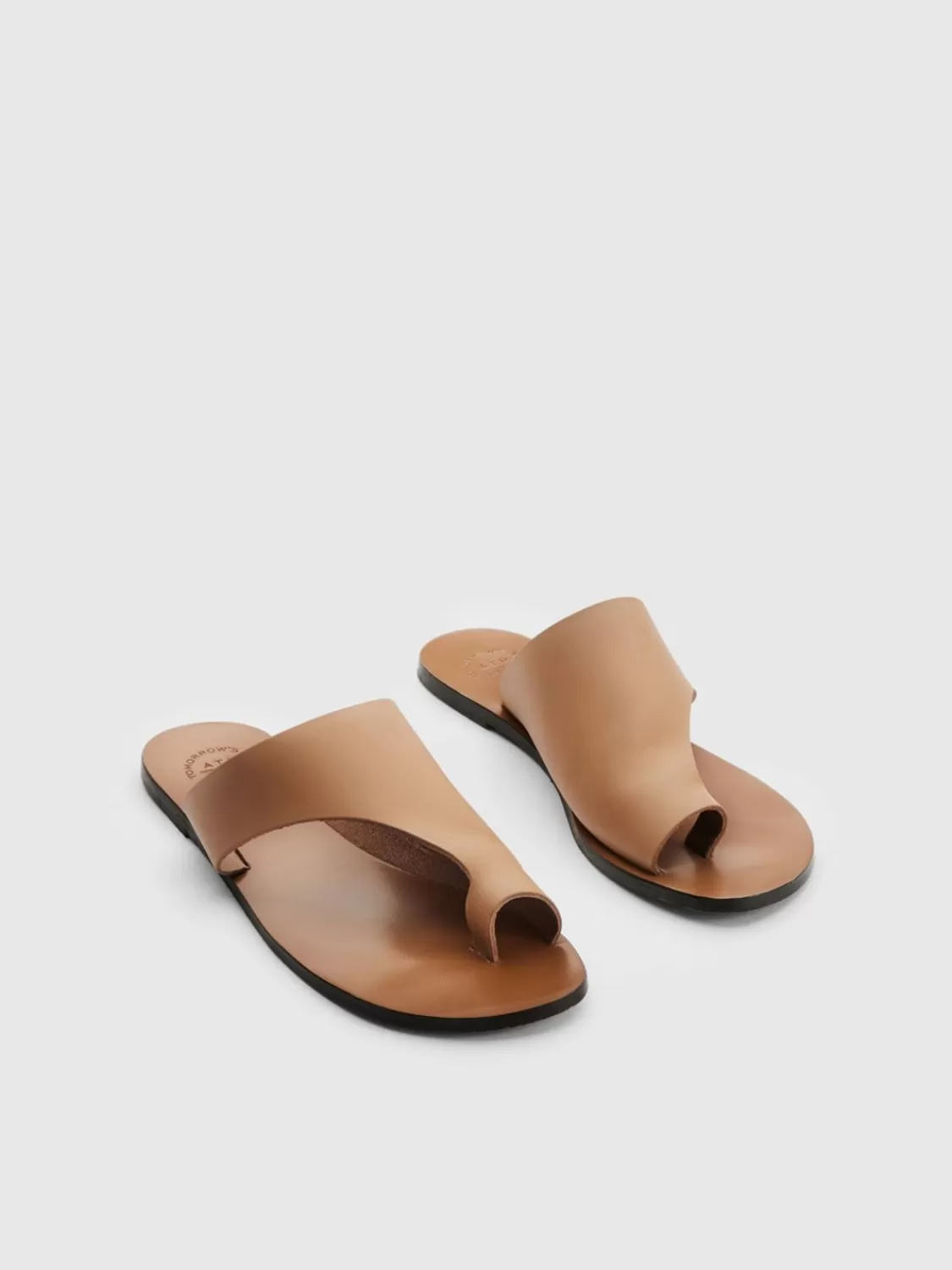 ATP Atelier Rosa Skinnsandaler Nocciola Sale