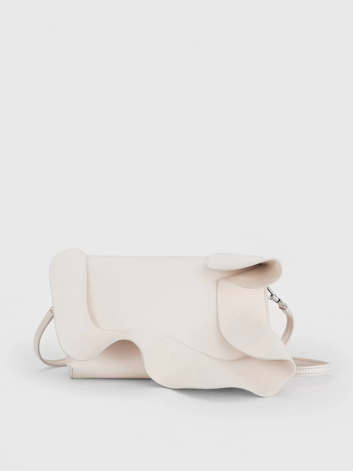 ATP Atelier Scarlino Frill Nappa Pouch Bag Linne New