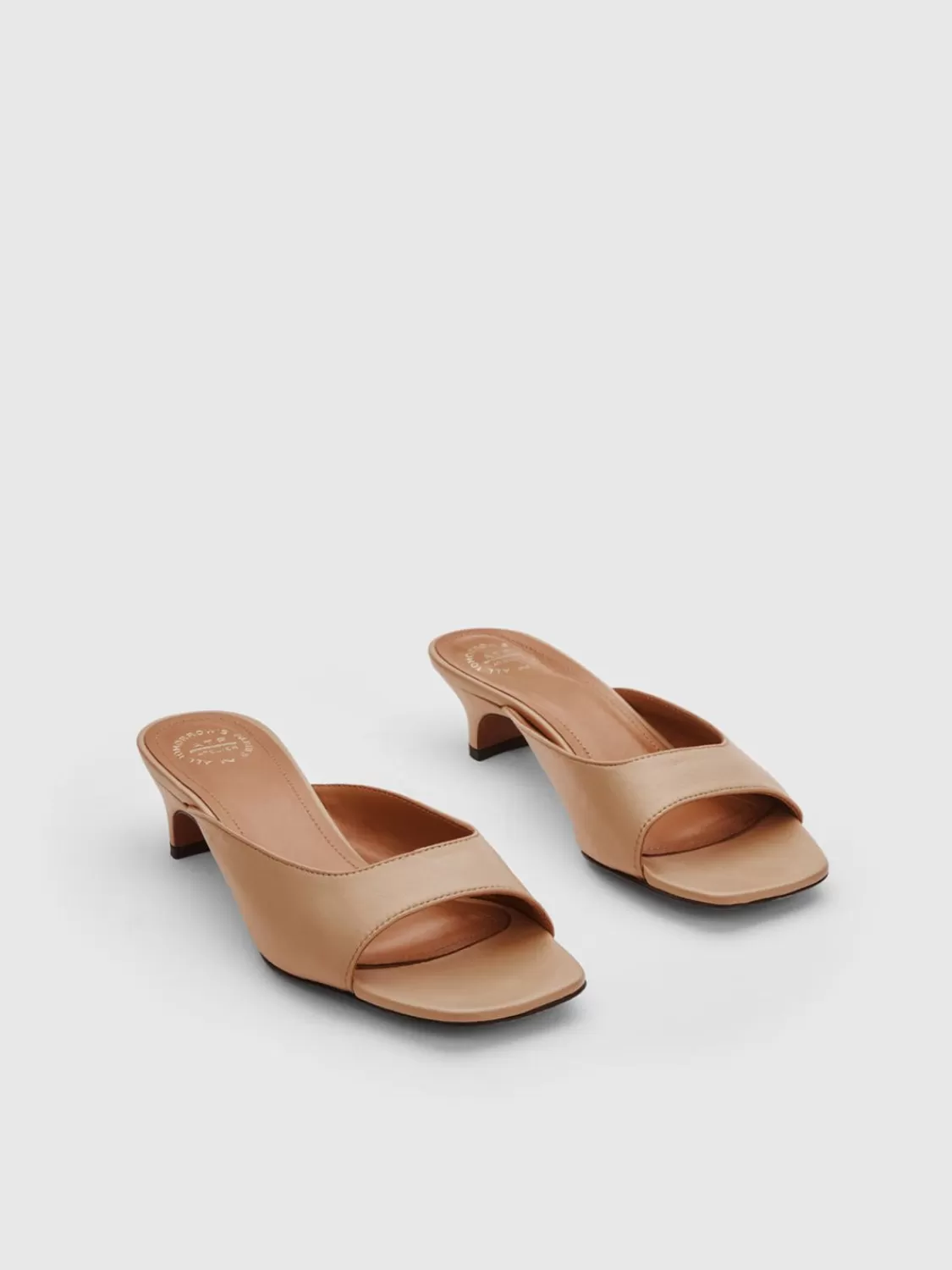 ATP Atelier Tavenna Nappa Kitten Heels Nocciola Discount